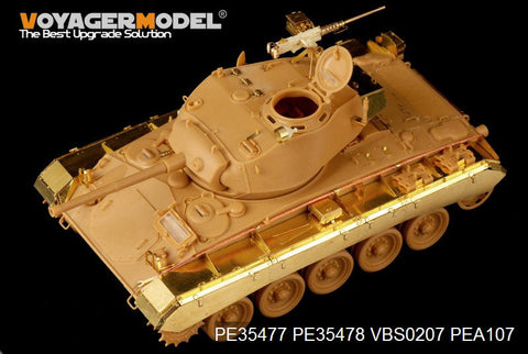 ボイジャーモデル PE35477 1/35 WWIIアメリカ M24 チャーフィー (初期型) 軽戦車 基本セット(ブロンコ 35069)