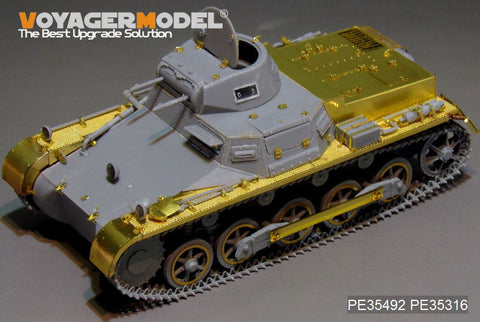 ボイジャーモデル PE35492 1/35 WWIIドイツ I号戦車B型 エッチング基本セット(ドラゴン6186/6480用)