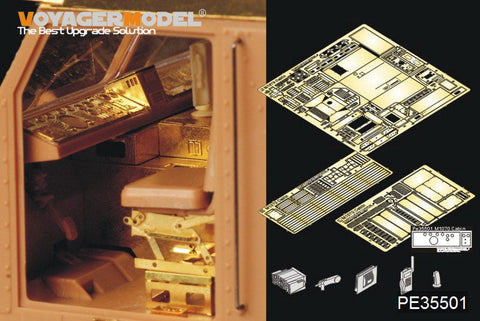 ボイジャーモデル PE35501 1/35 現用アメリカ M1070 トラック トラクターインテリア(ホビーボス85502)