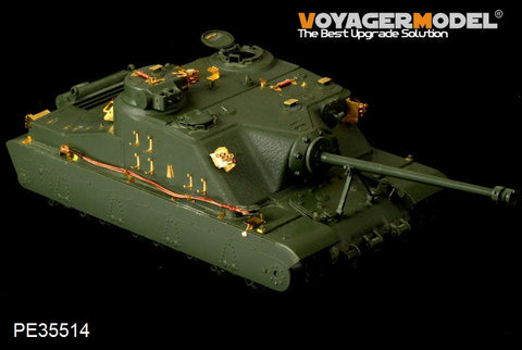 ボイジャーモデル PE35514 1/35 WWIIイギリス A39トータス突撃戦車 エッチングセット(モンTS-002用)