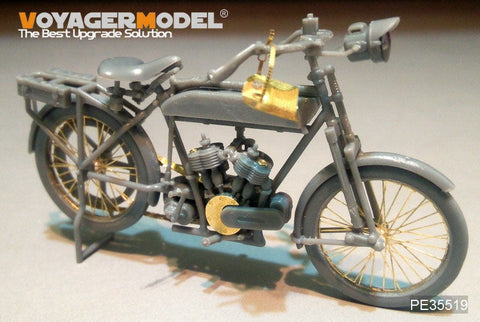 ボイジャーモデル PE35519 1/35 WWIフランス プジョー1917 オートバイ エッチングセット(モンモデルHS-005用)