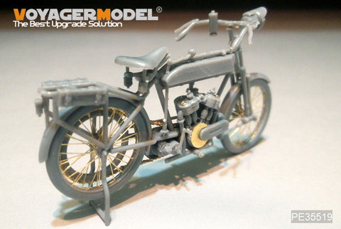 ボイジャーモデル PE35519 1/35 WWIフランス プジョー1917 オートバイ エッチングセット(モンモデルHS-005用)