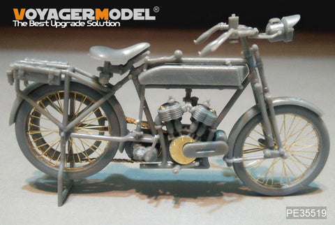 ボイジャーモデル PE35519 1/35 WWIフランス プジョー1917 オートバイ エッチングセット(モンモデルHS-005用)