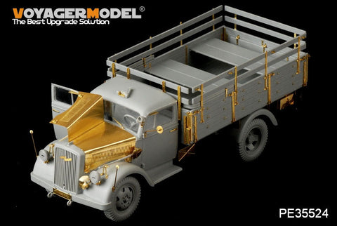 ボイジャーモデル PE35524 1/35 WWIIドイツ オペル・プリッツ 3t. 4x2 カーゴ トラック /浅貨物室型(ドラゴン6670)