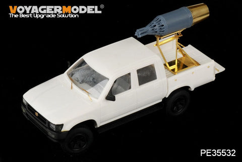 ボイジャーモデル PE35532 1/35 現用ピックアップトラック ロケットポッド搭載型(モンモデルVS-001/002)