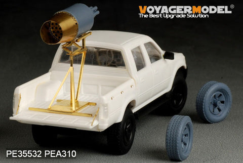 ボイジャーモデル PE35532 1/35 現用ピックアップトラック ロケットポッド搭載型(モンモデルVS-001/002)
