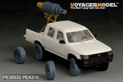 ボイジャーモデル PE35532 1/35 現用ピックアップトラック ロケットポッド搭載型(モンモデルVS-001/002)