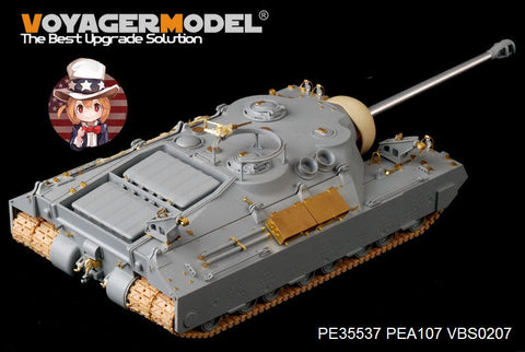 ボイジャーモデル PE35537 1/35 WWIIアメリカ T-28 スーパー重戦車 ・M2マントレット(ドラゴン6750)