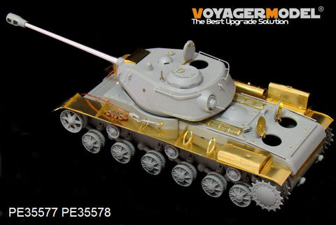 ボイジャーモデル PE35577 1/35 WWIIソビエト KV-85/KV-122 重戦車基本セット(2 in 1)(トランぺッター01570 01569 )