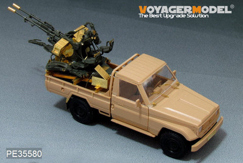 ボイジャーモデル PE35580 1/35 現用ピックアップ ・ZU-23-2搭載型(モンモデルVS-004)