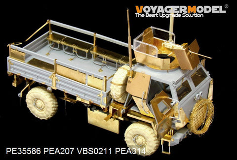 ボイジャーモデル PE35586 1/35 現用アメリカ M1078 LMTV 装甲キャビン基本セット(トランぺッター01009)