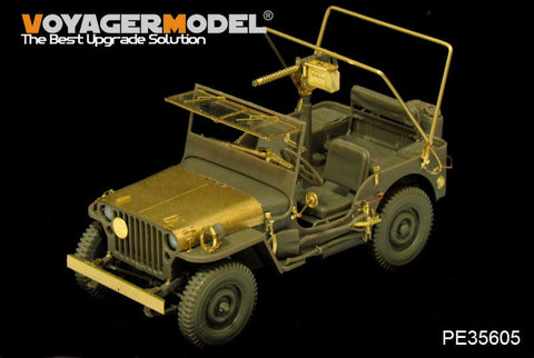 ボイジャーモデル PE35605 1/35 WWIIアメリカ フォード GPW ジープ 1942年型 エッチングセット(ブロンコ用)