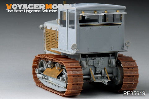 ボイジャーモデル PE35619 1/35 WWIIソビエト ChTZ S-65 トラクターキャブ付き エッチングセット(トランぺッター05539用)