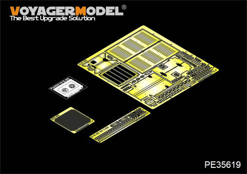 ボイジャーモデル PE35619 1/35 WWIIソビエト ChTZ S-65 トラクターキャブ付き エッチングセット(トランぺッター05539用)