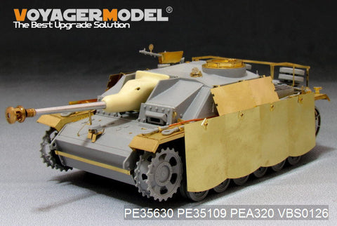 ボイジャーモデル PE35630 1/35 WWIIドイツ III号突撃砲後期型エッチング基本セット(ドラゴン用)