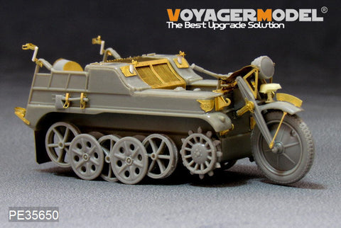 ボイジャーモデル PE35650 1/35 WWIIドイツ Sd.Kfz.2 ケッテンクラート エッチングセット(ドラゴン6114用)