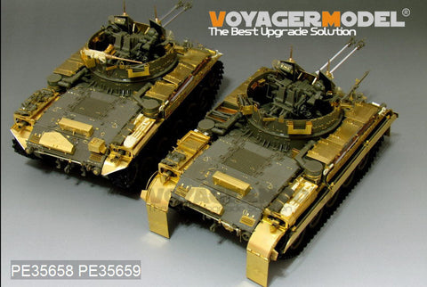 ボイジャーモデル PE35658 1/35 現用ドイツ M42A1ダスター エッチング基本セット(AFV35S66用)