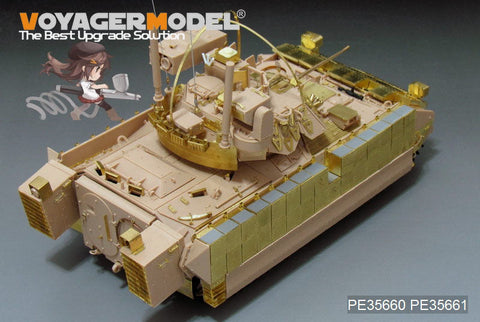 ボイジャーモデル PE35660 1/35 現用アメリカ M2A3 ブラッドレー BUSK III 増加装甲付き エッチング基本セット(モンモデルSS-004用)