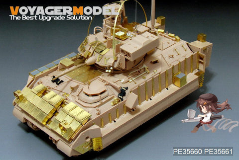 ボイジャーモデル PE35660 1/35 現用アメリカ M2A3 ブラッドレー BUSK III 増加装甲付き エッチング基本セット(モンモデルSS-004用)