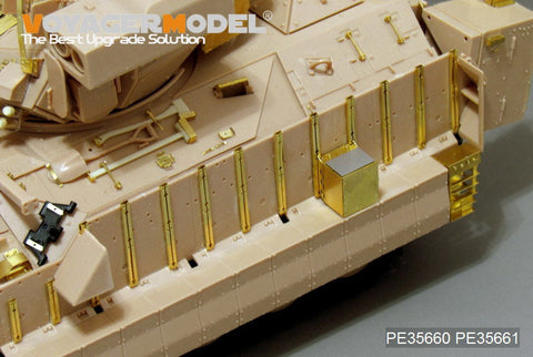 ボイジャーモデル PE35660 1/35 現用アメリカ M2A3 ブラッドレー BUSK III 増加装甲付き エッチング基本セット(モンモデルSS-004用)