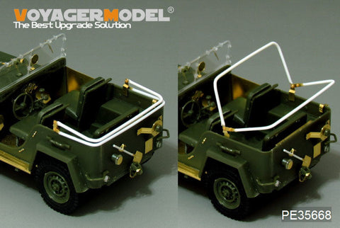 ボイジャーモデル PE35668 1/35 WWIIロシア GAZ-67B フィールドカー用エッチングセット（トランぺッター02346用）