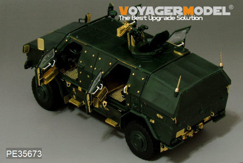 ボイジャーモデル PE35673 1/35 現用ドイツ ATF ディンゴ2 GE A2 PatSi エッチングセット(レベル03233用)