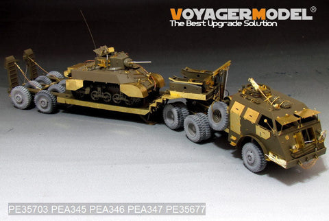 ボイジャーモデル PE35703 1/35 WWIIアメリカ M25ドラゴンワゴン 戦車運搬車 エッチングセット(タミヤ35230用)