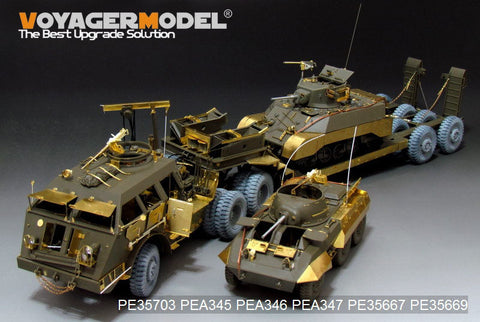 ボイジャーモデル PE35703 1/35 WWIIアメリカ M25ドラゴンワゴン 戦車運搬車 エッチングセット(タミヤ35230用)