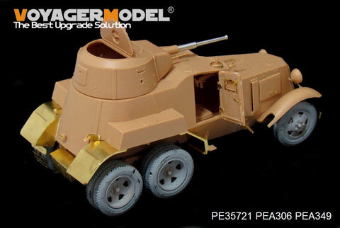 ボイジャーモデル PE35721 1/35 WWIIロシア BA-10装甲車 エッチング基本セット(ホビーボス83840用)