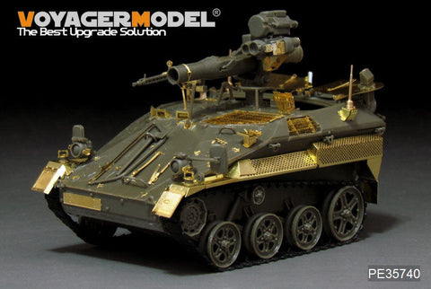 ボイジャーモデル PE35740 1/35 現用ドイツ ヴィーゼル1A1-A2 TOW対戦車ミサイル搭載型エッチングセット(AFVクラブ FV35265用)
