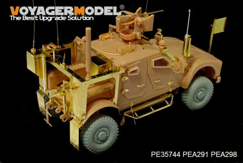 ボイジャーモデル PE35744 1/35 現用アメリカ M-ATV MRAP クロウズII銃塔付き エッチングセット(パンダ 35007用)