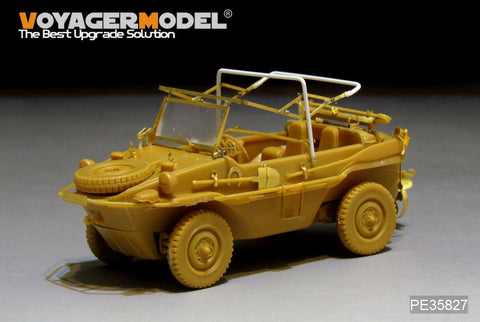 ボイジャーモデル PE35827 1/35 WWIIドイツ シュビムワーゲン Type166 エッチングセット(ヒーロー35001・タミヤ用)