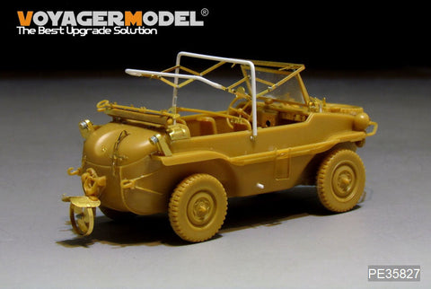 ボイジャーモデル PE35827 1/35 WWIIドイツ シュビムワーゲン Type166 エッチングセット(ヒーロー35001・タミヤ用)