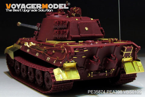 ボイジャーモデル PE35874 1/35 WWIIドイツ キングタイガー(ヘンシェル砲塔)エッチングセット(モンTS-031用)
