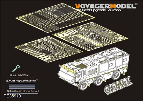 ボイジャーモデル PE35910 1/35 現用ロシア KamAZ-63968 タイフーン K MRAP エッチング基本セット(タコム2082用)