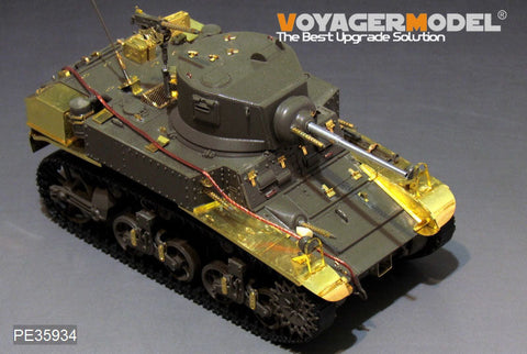 ボイジャーモデル PE35934 1/35 WWII アメリカ M3スチュアート軽戦車 ベーシック（砲身、アンテナベース付）（タミヤ35360用）