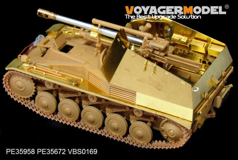 ボイジャーモデル PE35958 1/35 WWIIドイツ自走榴弾砲 ヴェスペ基本セット(タミヤ35200 35358)