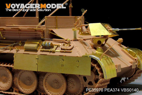 ボイジャーモデル PE35970 1/35 WWII ドイツ ベルゲパンサーA型 (後期型 パンサーGツールホルダー) ベーシック(MENG SS-015用)
