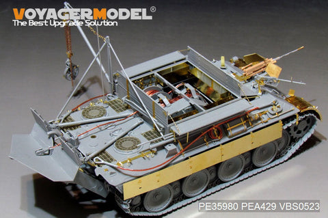 ボイジャーモデル PE35980 1/35 WWII ドイツ ベルゲパンサー D型 (後期型、パンサーGツールホルダー) ベーシック(タコム 2101用)