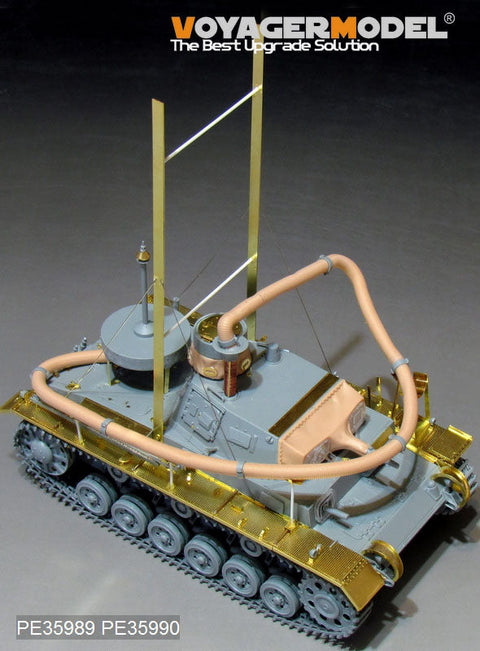 ボイジャーモデル PE35989 1/35 WWII ドイツ III号潜水戦車F型 "アシカ作戦" ベーシック (DRAGON 6877/6717用)