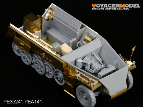 ボイジャーモデル PEA141 1/35 WWIIドイツ Sd.Kfz.250 NEU 雑具箱 &amp; フェンダー (ドラゴン)