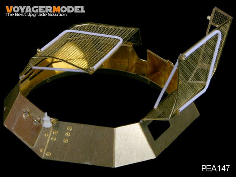 ボイジャーモデル PEA147 1/35 WWIIドイツ Sd.Kfz.222&Sd.Kfz.250/9 手榴弾防御用砲塔メッシュ タイプ3 (タミヤ35270/35115)