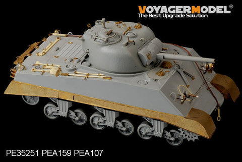 ボイジャーモデル PEA159 1/35 WWII アメリカ海兵隊 M4A2 中戦車 後期型 サイドスカート (ドラゴン)
