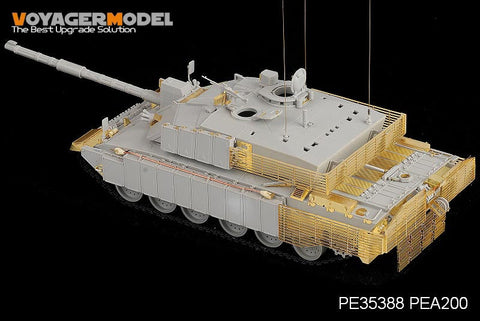 ボイジャーモデル PEA200 1/35 現用イギリスチャレンジャー2 主力戦車 スラットアーマー (トランぺッター)
