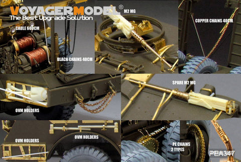 ボイジャーモデル PEA347 1/35 WWIIアメリカ M26 ドラゴンワゴン戦車運搬車 追加パーツセット(汎用)
