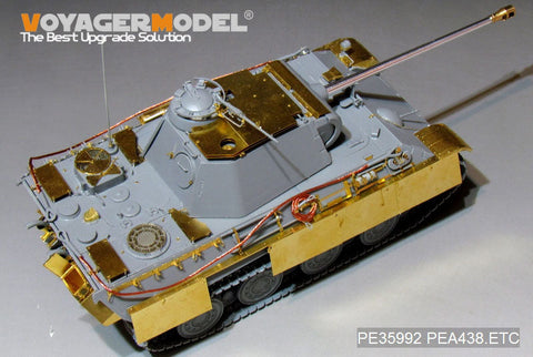 ボイジャーモデル PEA438 1/35 WWII ドイツ軍パンサーA/G Pz.Rgt.26 対航空機用装甲(タコム 2119 2120 2121)