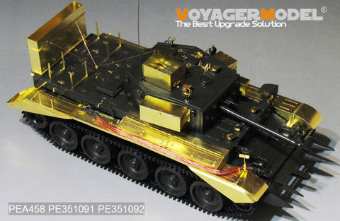 ボイジャーモデル PEA458 1/35 WWII UK クロムウェル Mk. IV/セントー C.S.Mk IV 渡河装置セット （タミヤ 35221/35232用）