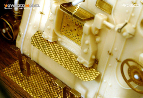 ボイジャーモデル Pro35002 1/35 ドイツ用蒸気機関車 BR52 00210 エッチングセット(トランぺッター00210用)