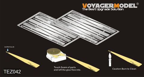 ボイジャーモデル TEZ042 ステンレススーパーグルーアプリケータ（8個入り)