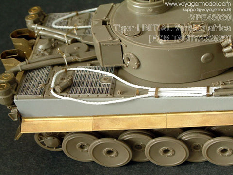 ボイジャーモデル VPE48020 1/48 タイガーI 極初期型 アフリカ軍団(タミヤ32529用)